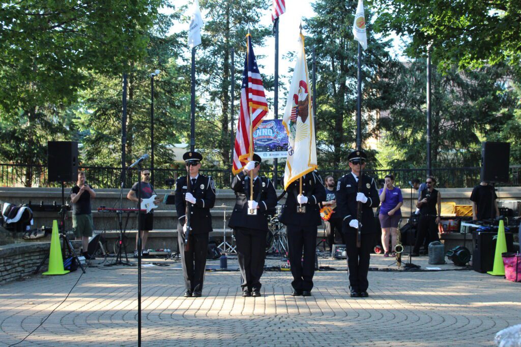 honor guard at national night out