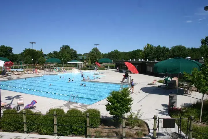 View of heritage pool